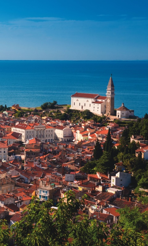 Обои Piran Slovenia 480x800