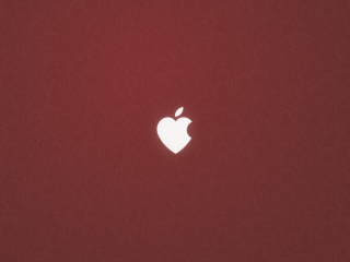 Fondo de pantalla Apple Love 320x240
