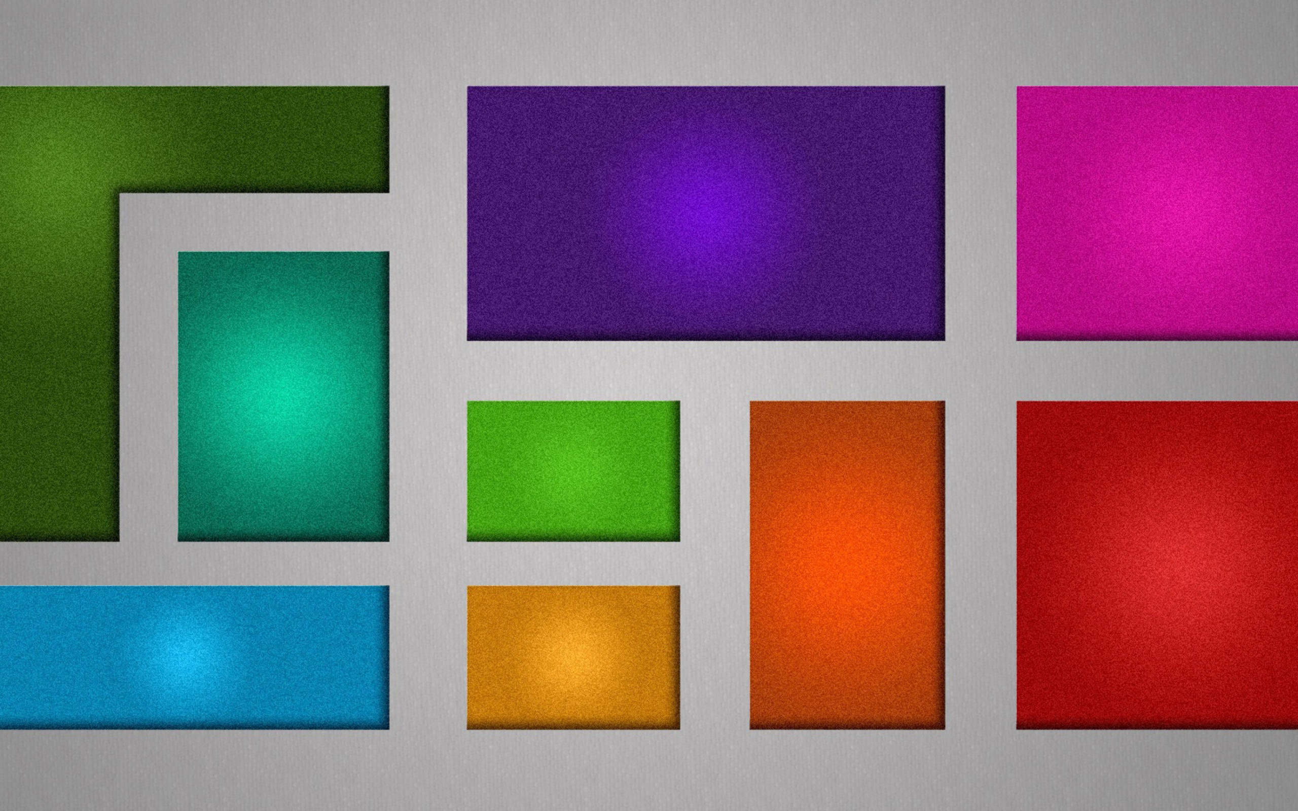 Обои Multicolored Squares 2560x1600