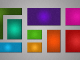 Das Multicolored Squares Wallpaper 320x240