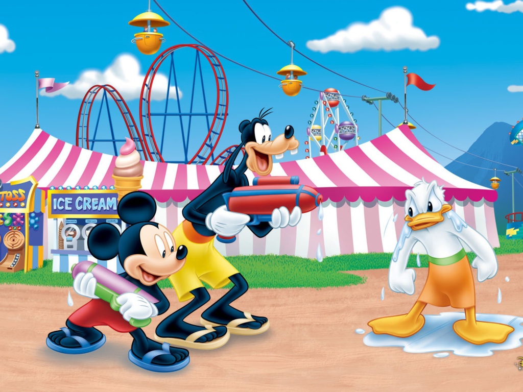 Das Mickey Wallpaper 1024x768