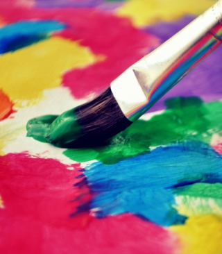 Art Brush And Colorful Paint - Obrázkek zdarma pro Nokia C1-01