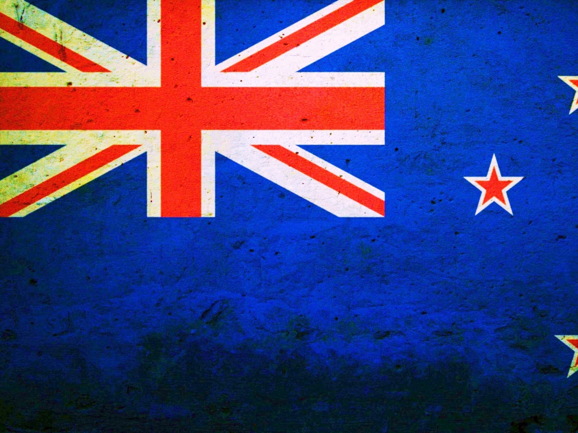 Sfondi Flag of New Zealand 1152x864