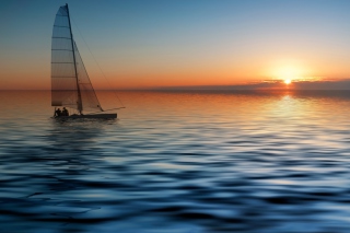 Boat At Sea - Obrázkek zdarma pro HTC EVO 4G