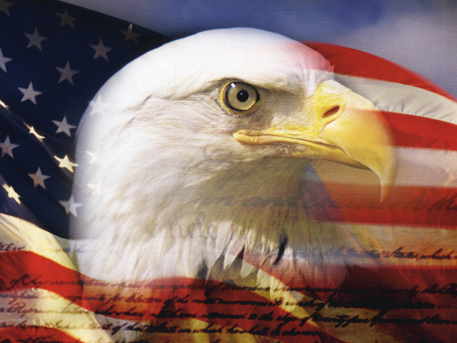 USA Flag wallpaper 640x480
