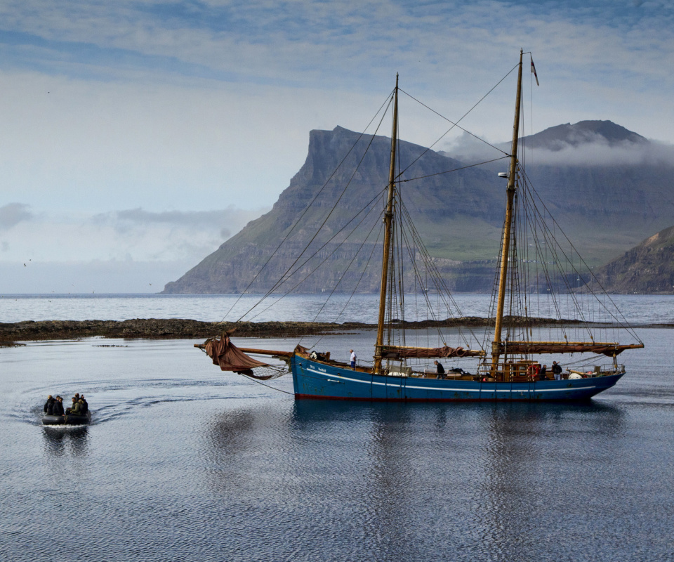 Das Bay Faroe Islands, Denmark Wallpaper 960x800