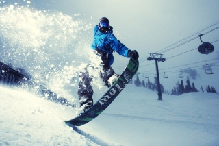 Snowboarder - Obrázkek zdarma pro Nokia Asha 302