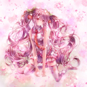 Screenshot №1 pro téma Vocaloid, Sakura Miku 128x128