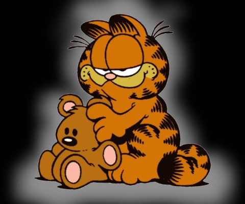 Fondo de pantalla Garfield 480x400