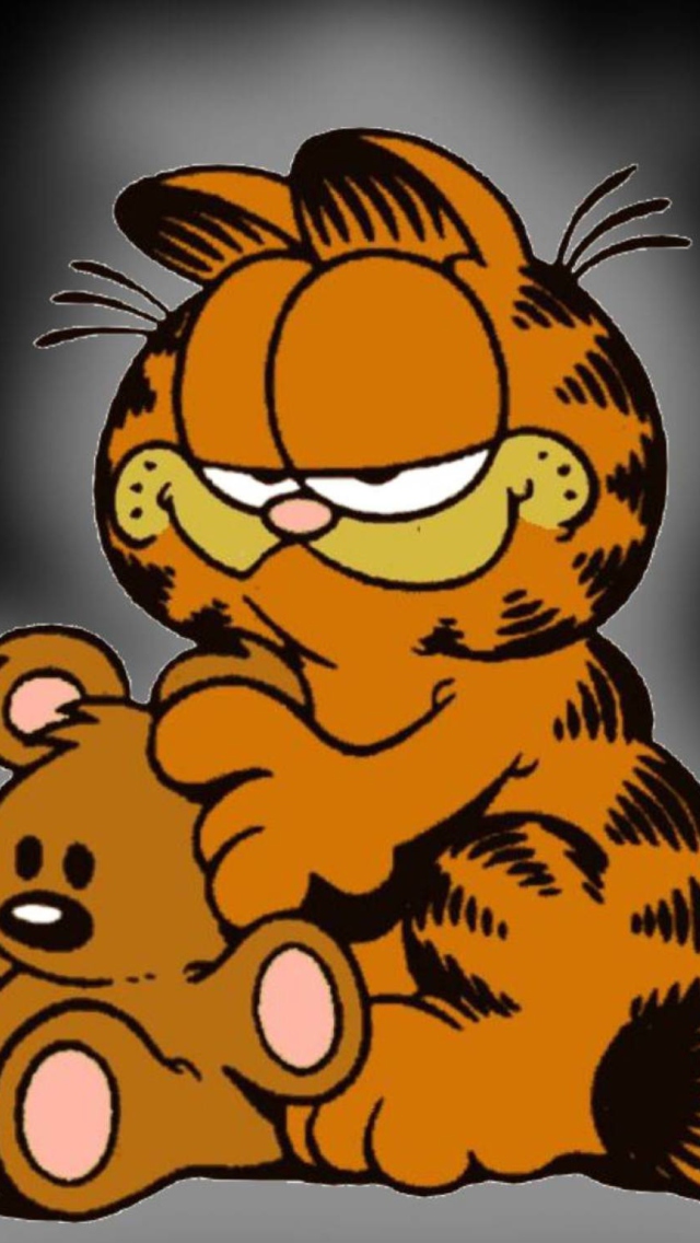 Fondo de pantalla Garfield 640x1136