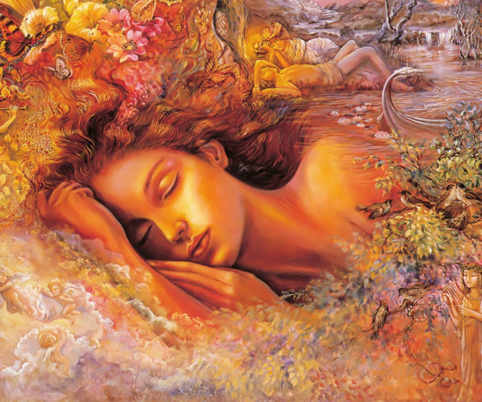 Josephine Wall Paintings - Dream screenshot #1 960x800