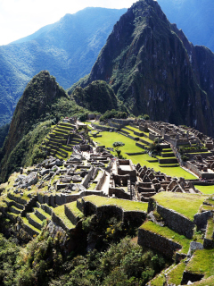 Das Machu Picchu Peru Wallpaper 240x320