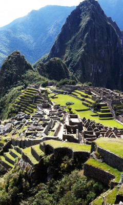 Das Machu Picchu Peru Wallpaper 240x400