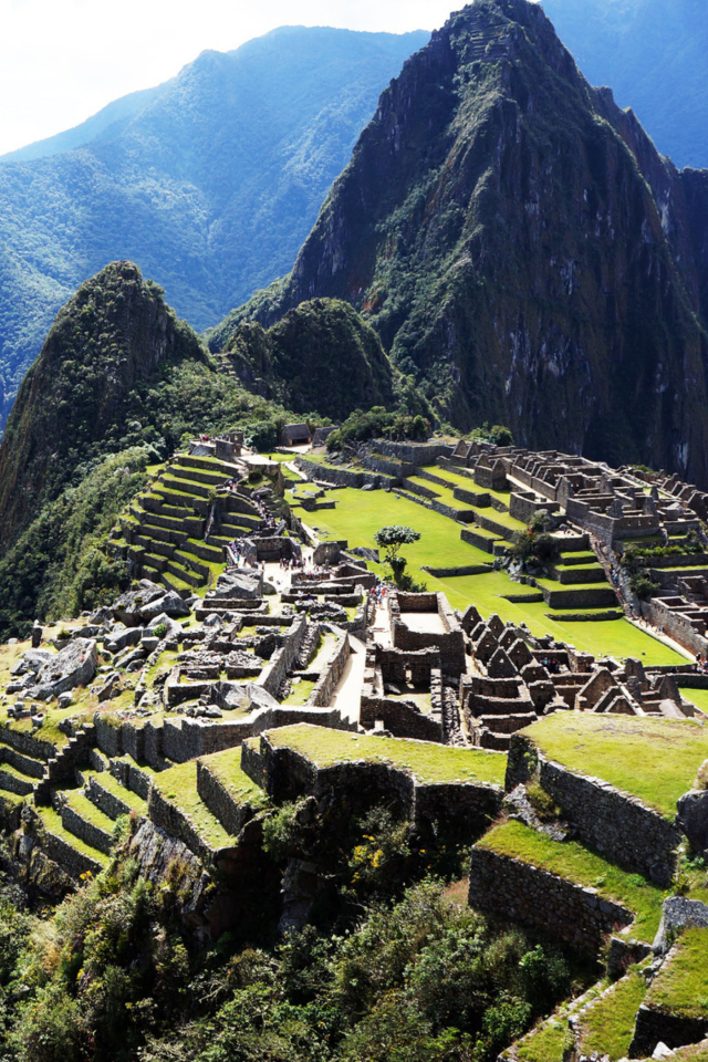 Fondo de pantalla Machu Picchu Peru 640x960
