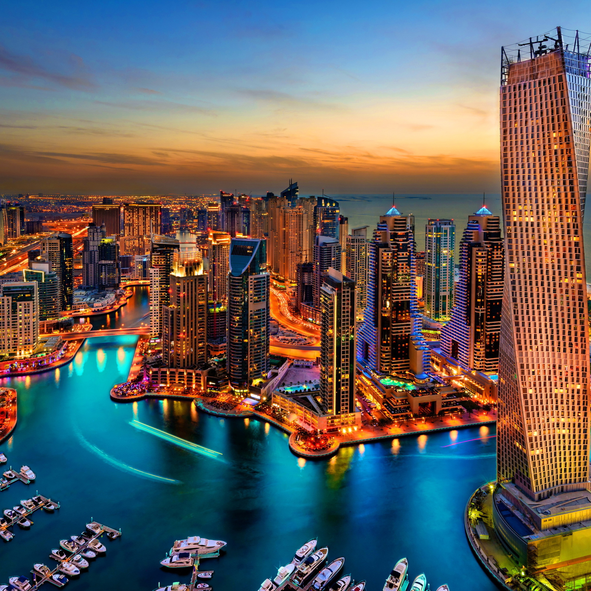 Screenshot №1 pro téma Dubai Marina And Yachts 2048x2048