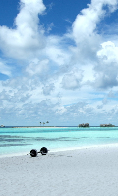 Fondo de pantalla Maldives 240x400