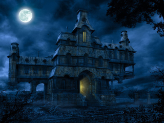 A Haunted House wallpaper 320x240