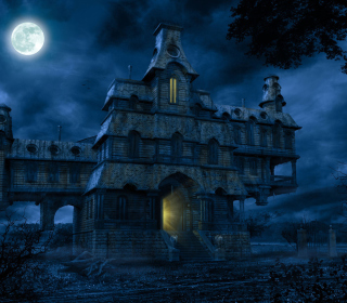 A Haunted House Background for iPad Air