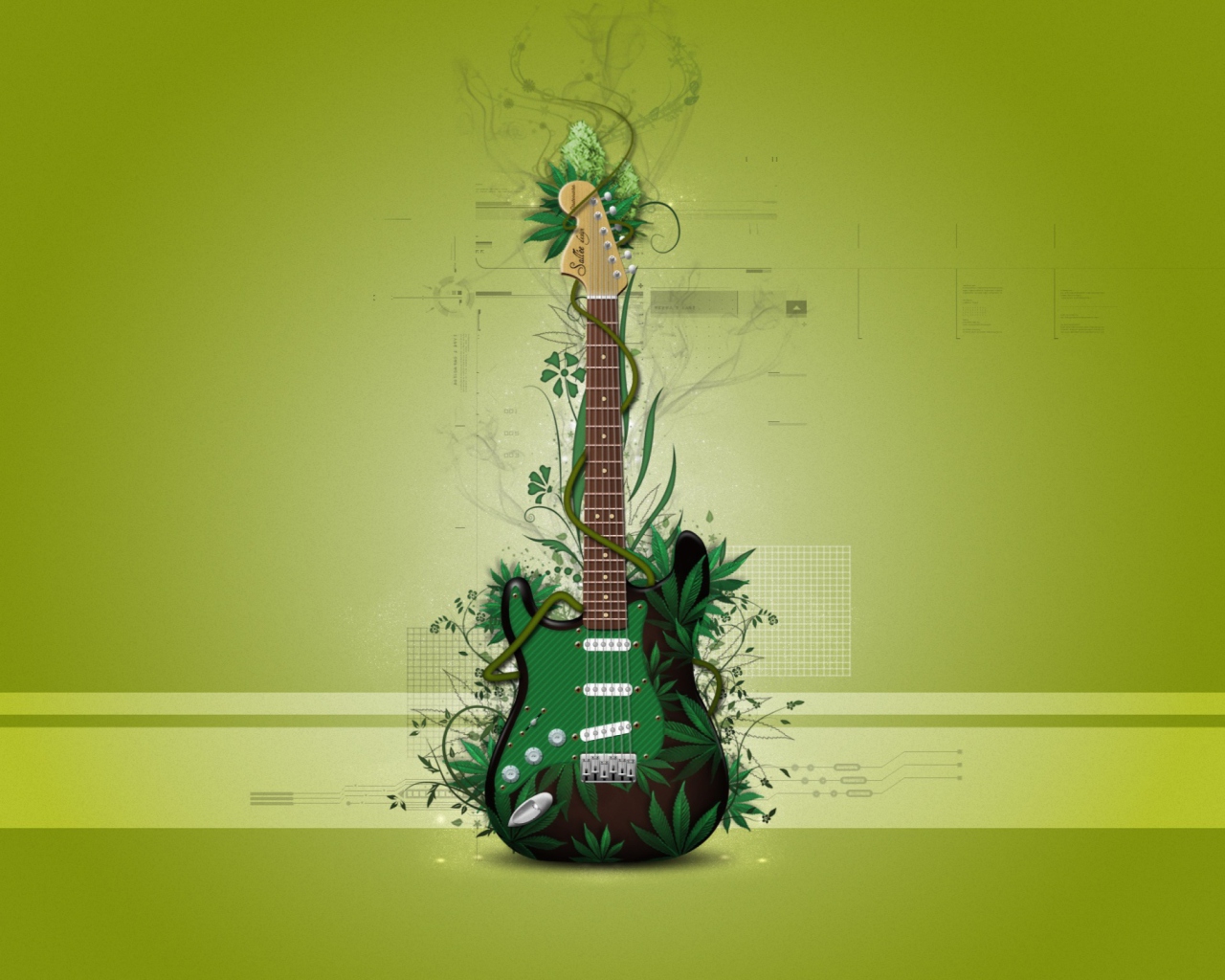Screenshot №1 pro téma Music Guitar 1280x1024