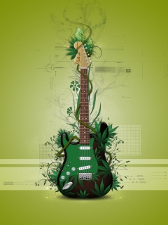 Screenshot №1 pro téma Music Guitar 240x320