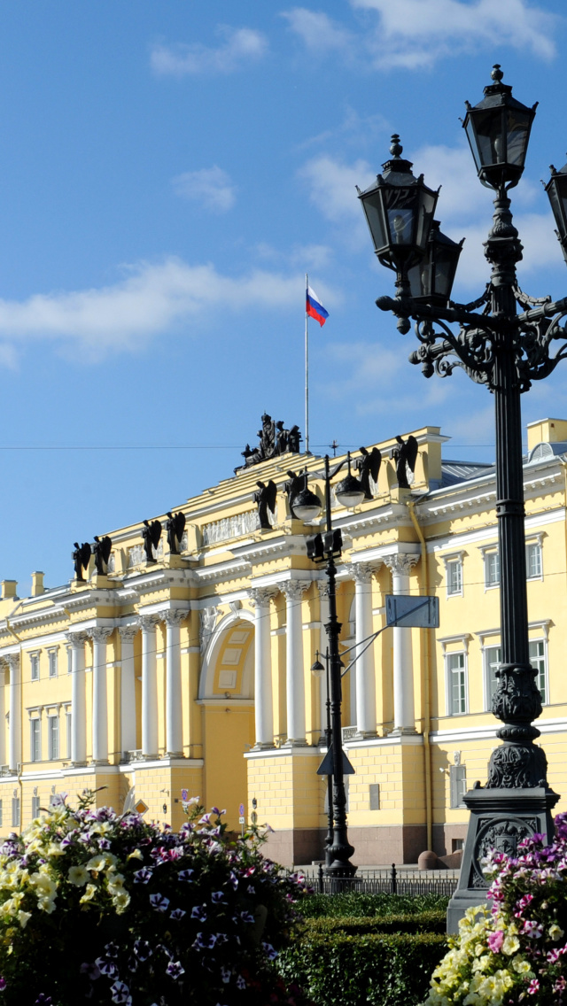 Sfondi Saint Petersburg, Peterhof Palace 640x1136