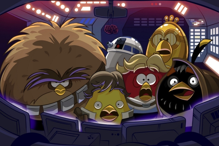 Screenshot №1 pro téma Angry Birds Star Wars