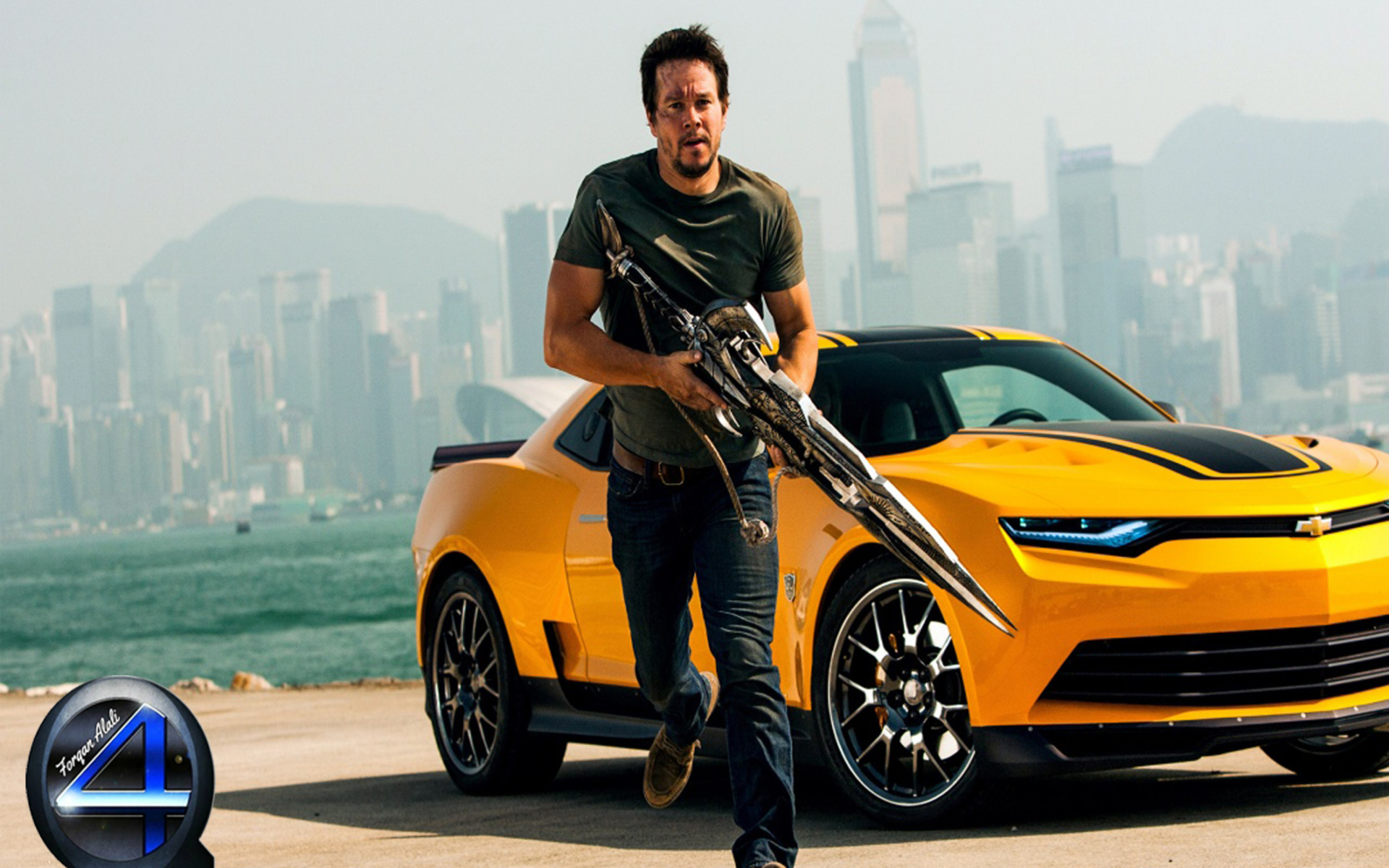 Fondo de pantalla Mark Wahlberg In Transformers 1920x1200