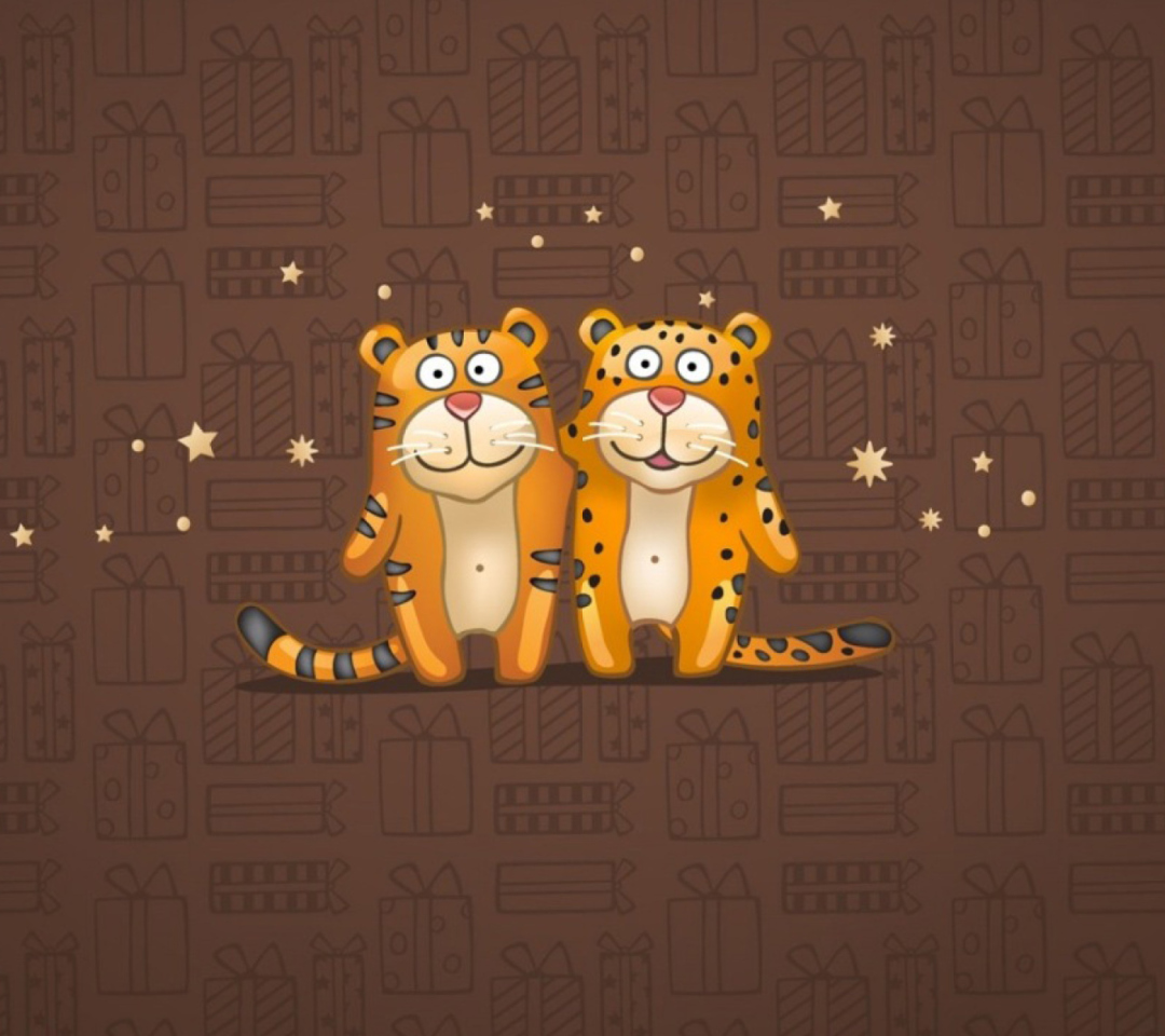 Screenshot №1 pro téma Cute Tigers 1080x960