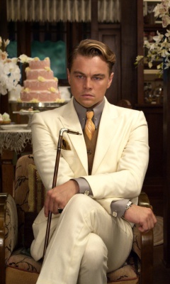 Das Leonardo DiCaprio from The Great Gatsby Movie Wallpaper 240x400