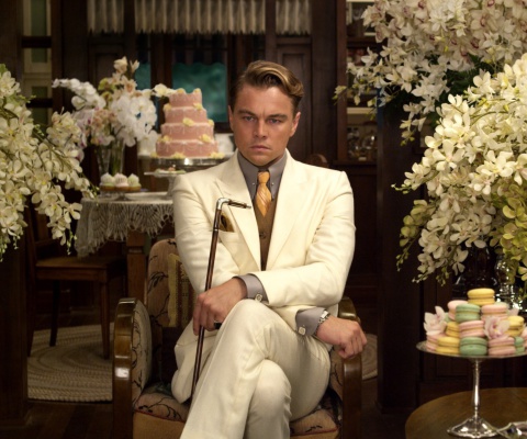 Screenshot №1 pro téma Leonardo DiCaprio from The Great Gatsby Movie 480x400
