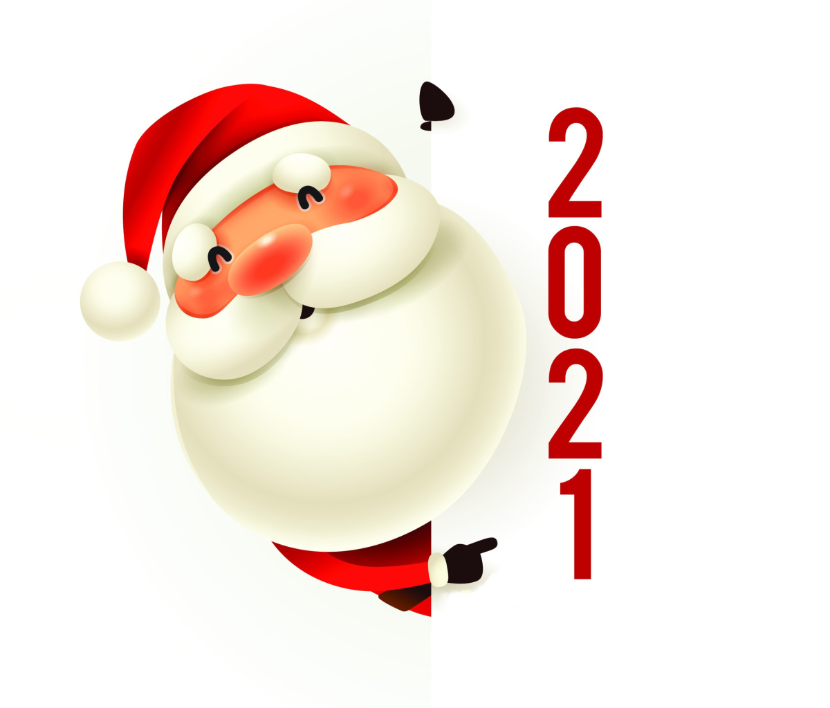 Обои New Year 2021 Сard 1200x1024