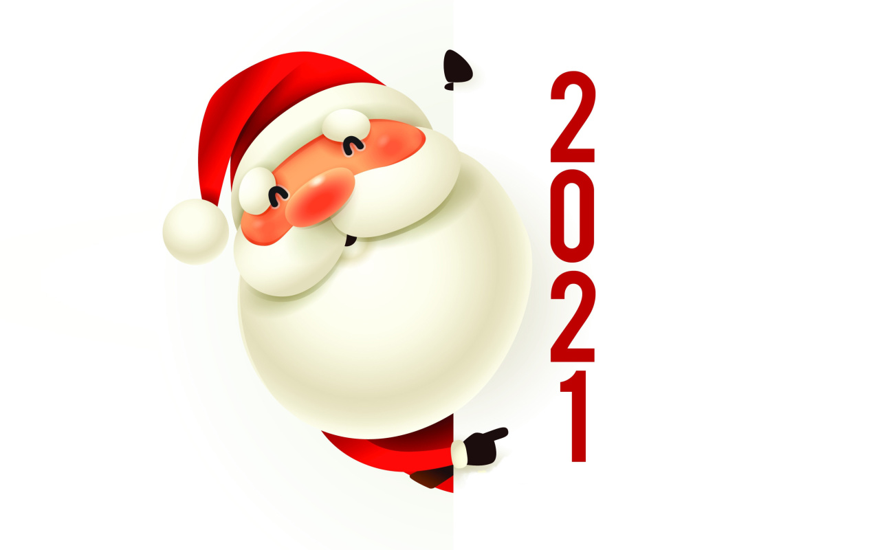 Screenshot №1 pro téma New Year 2021 Сard 1280x800