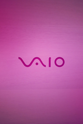 Pink Sony Vaio Logo screenshot #1 320x480