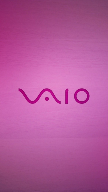 Das Pink Sony Vaio Logo Wallpaper 360x640