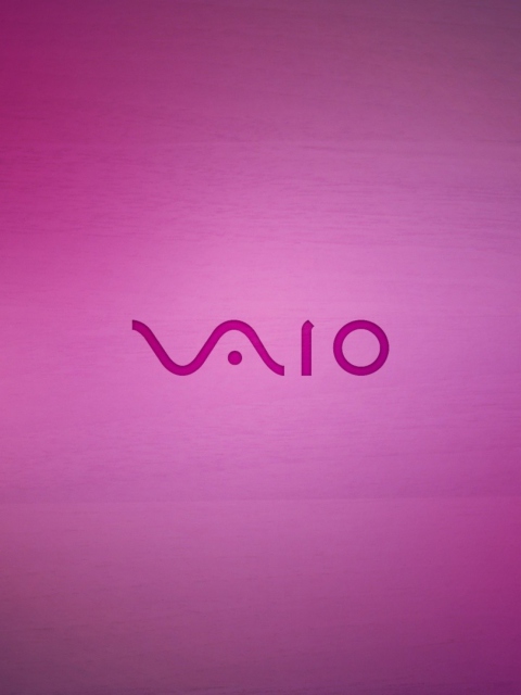 Screenshot №1 pro téma Pink Sony Vaio Logo 480x640