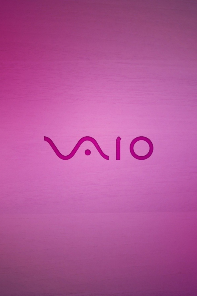 Pink Sony Vaio Logo wallpaper 640x960