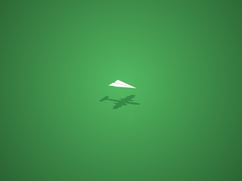 Screenshot №1 pro téma Paper Plane 1024x768