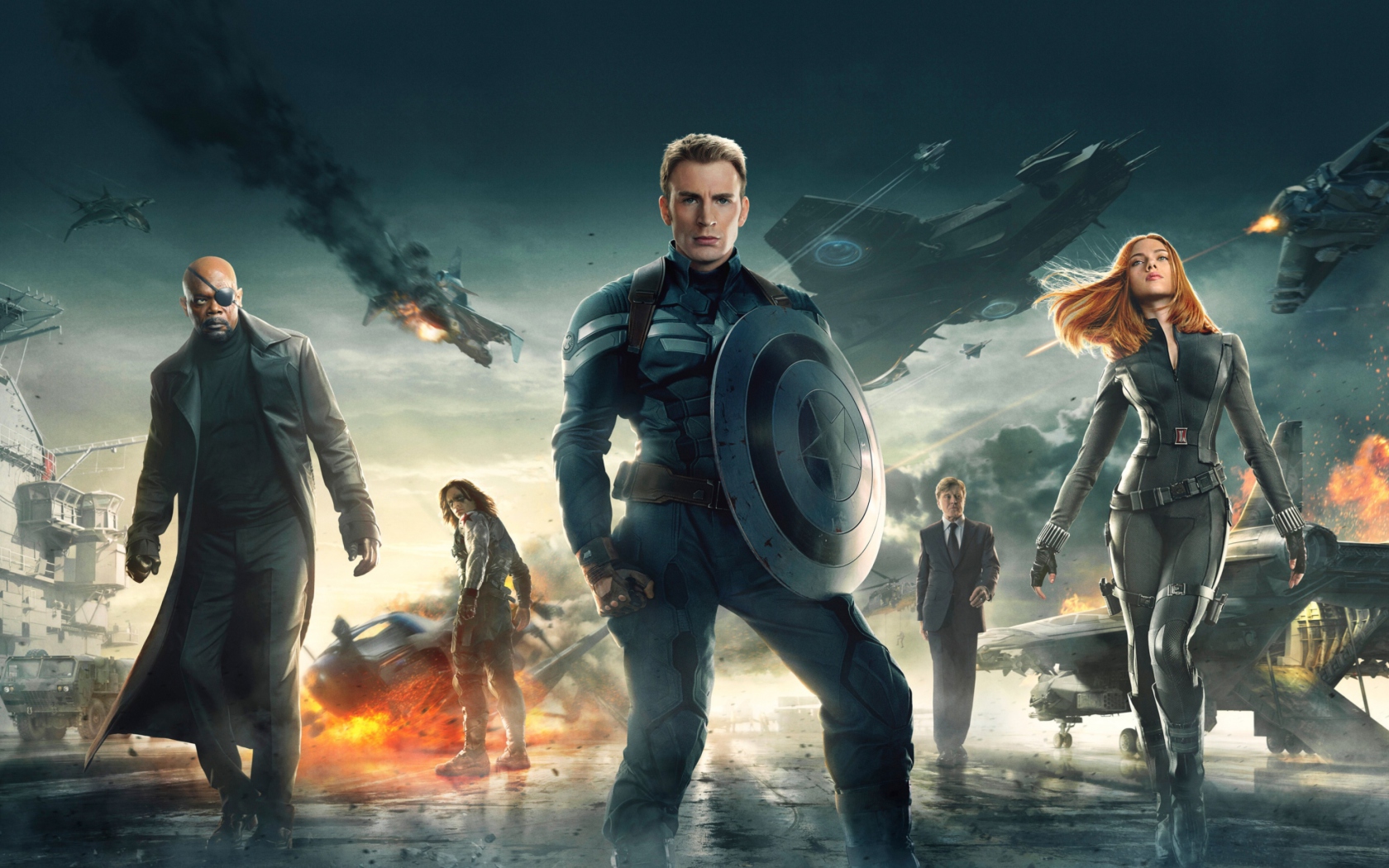 Screenshot №1 pro téma Captain America The Winter Soldier 2014 1680x1050