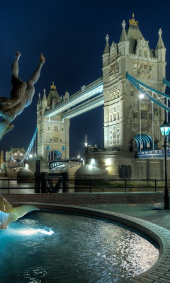 Fondo de pantalla Tower Bridge in London 240x400