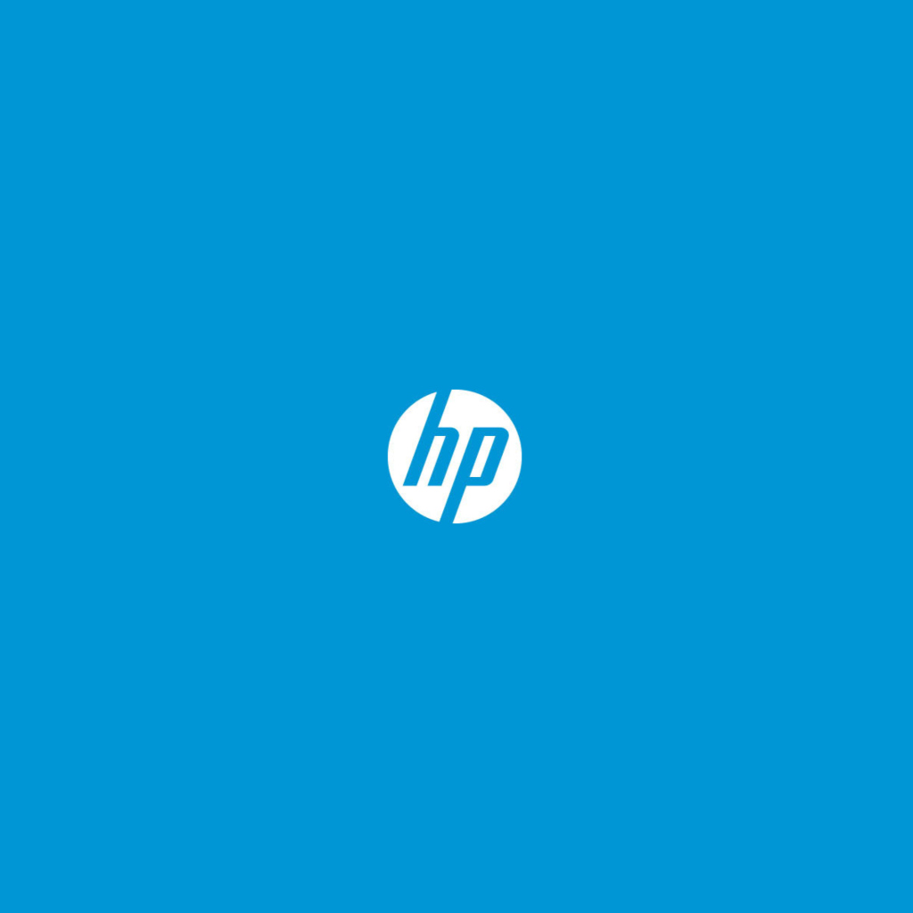 Das Hewlett-Packard Logo Wallpaper 1024x1024