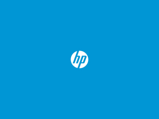 Das Hewlett-Packard Logo Wallpaper 320x240