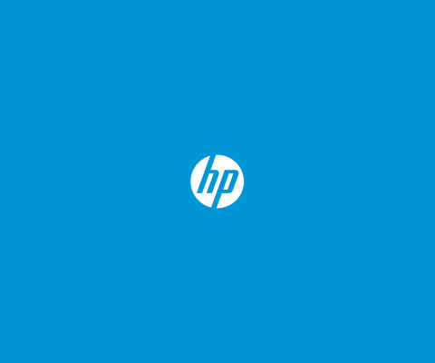 Das Hewlett-Packard Logo Wallpaper 480x400