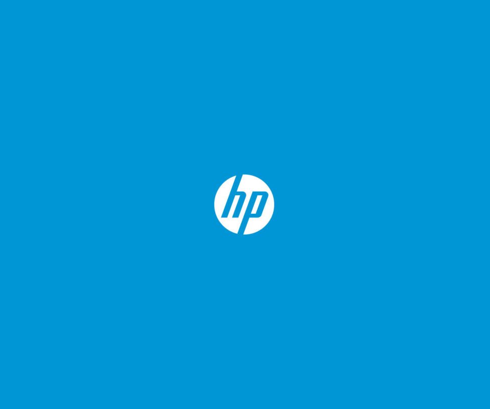 Das Hewlett-Packard Logo Wallpaper 960x800