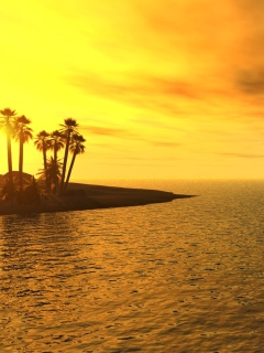 Screenshot №1 pro téma Beach Sunset 240x320