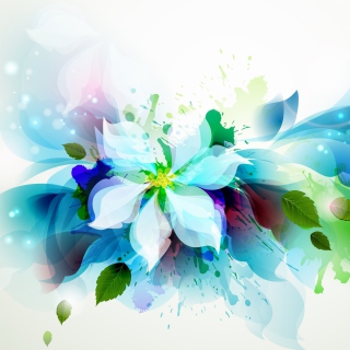 Drawn flower petals - Obrázkek zdarma pro iPad 2