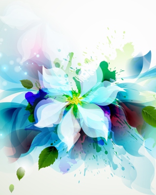 Drawn flower petals - Fondos de pantalla gratis para Nokia 5530 XpressMusic