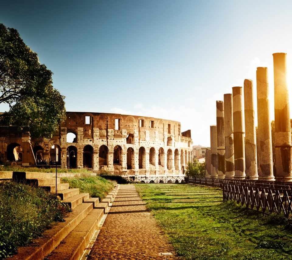 Обои Rome - Amphitheater Colosseum 960x854
