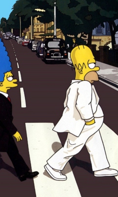 Das Simpsons Wallpaper 240x400