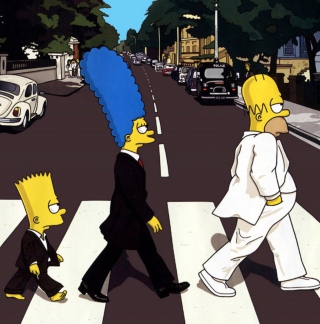 Simpsons - Obrázkek zdarma pro 1024x1024