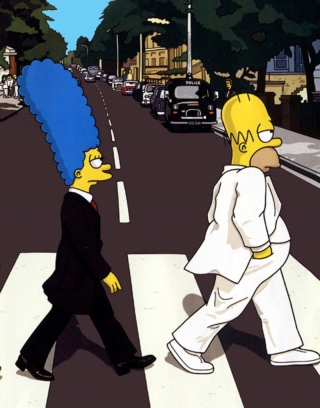 Simpsons - Obrázkek zdarma pro 320x480